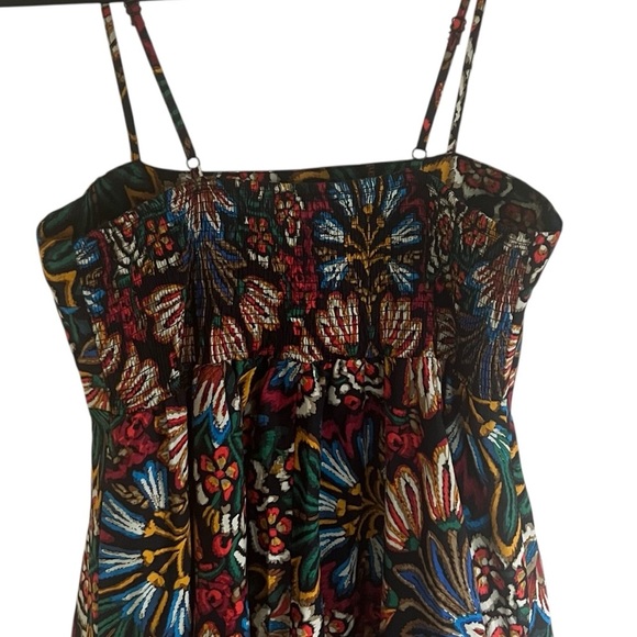 Olivaceous Multicolor Jaden Sleeveless Spaghetti Floral Print Maxi Dress Large - Picture 5 of 11